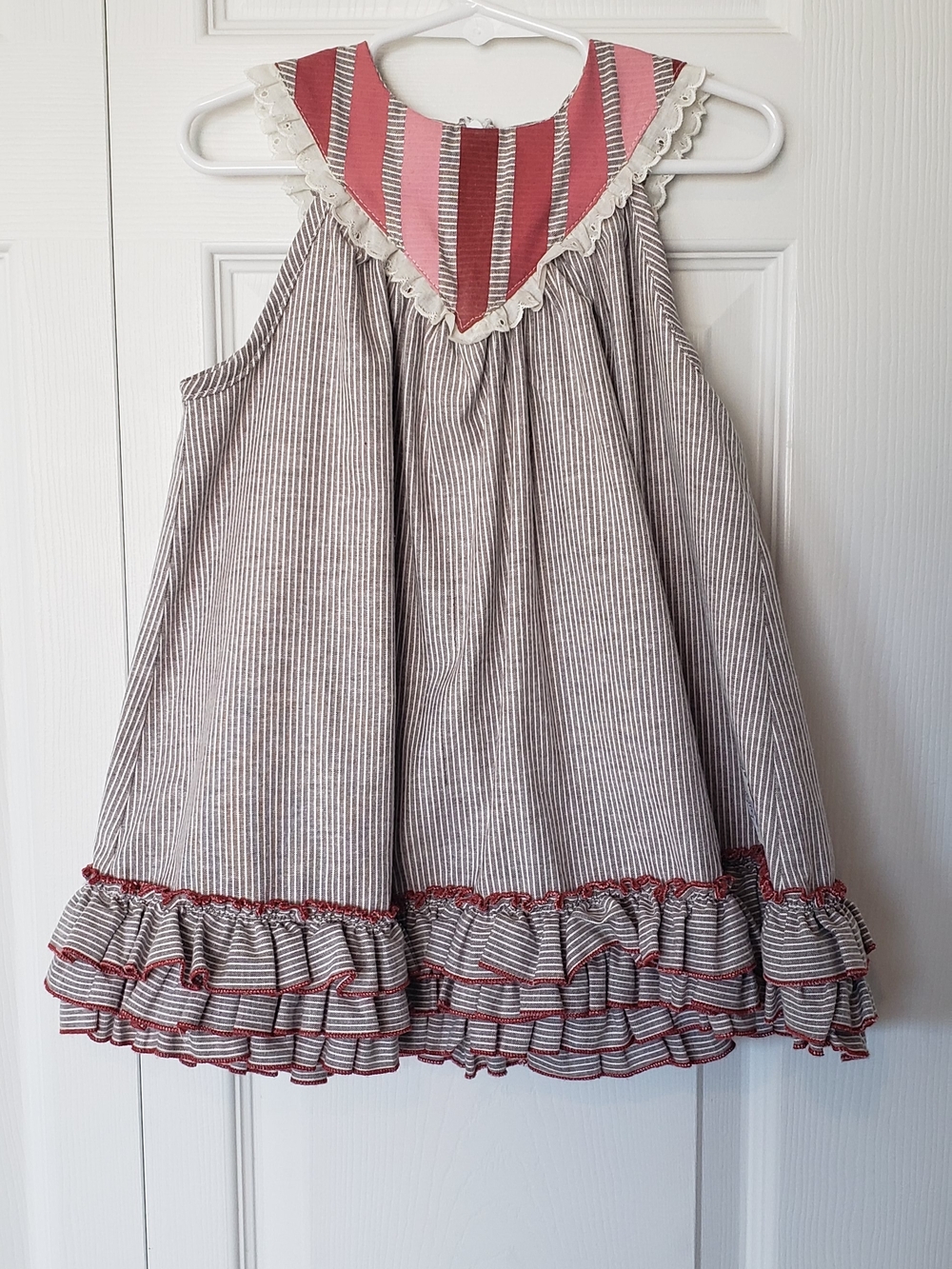 Well Dressed Wolf Girls Size 3 Creamsicle Rosie Dress EUC